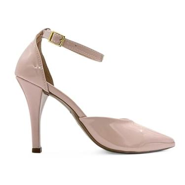 Imagem de Scarpin Mozione Com Fivela Salto Fino 95 (Rose, BR, Adulto, Numérico, 40)