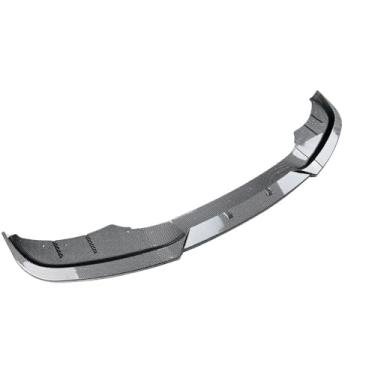 Imagem de Compatível para BMW Série 5 F10 F11 LCI 520i 530i 2015 2016 2017 Carro Frente Bumper Splitter Lip Difusor Body Kits Spoiler Guard Tuning(Carbon Look)