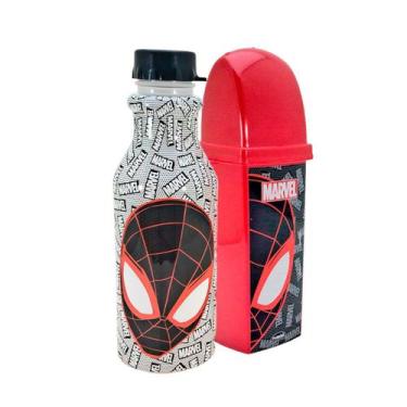 Imagem de Kit Escolar Garrafa de Água Infantil 500 ML e Porta Escova de Dente In