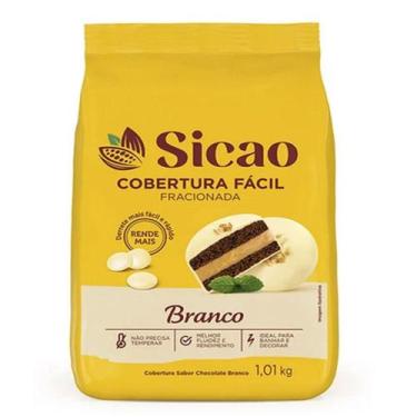 Imagem de Cobertura Fácil Fracionada Branco Gotas 1,01kg Sicao