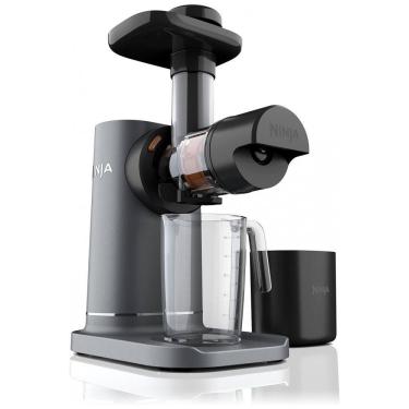 Imagem de Centrifuga de Frutas em Aço Inoxidável com Controle Total de Polpa, 110V, Ninja JC151, Cinza Escuro e Preto