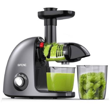 Imagem de Espremedor de Frutas com Sistema Anti Entupimento e Motor Silencioso, 110V, SiFENE, Cinza