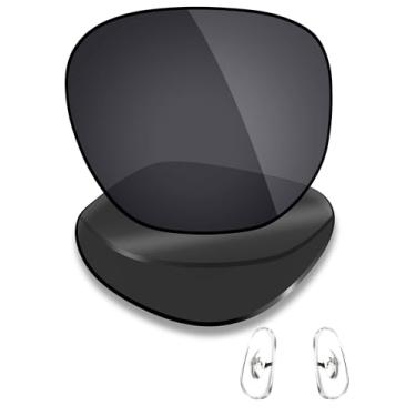 Imagem de Mryok Lentes de reposição UV400 e peças de nariz para Ray-Ban New Clubmaster RB4416 53 mm - Stealth Black