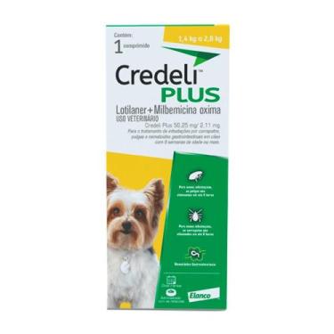 Imagem de Credeli plus 56.25/2.11mg 1cp (1,4a2,8kg) - ELANCO