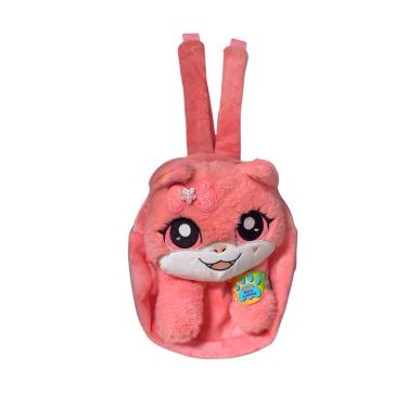 Imagem de Bolsa Infantil Pet Gato Rosa Levanta Orelhinhas - Polibrinq