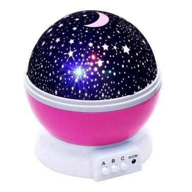 Imagem de Luminaria Projetor Estrela 360 Star Master Rosa