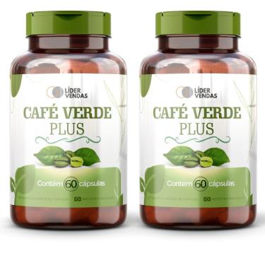 Imagem de Café Verde Plus -60 cáps kit com 2 potes
