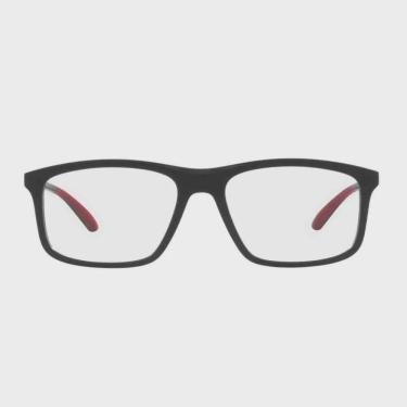 Imagem de Óculos de Grau Preto Masculino Emporio Armani 0EA3196 5001 56