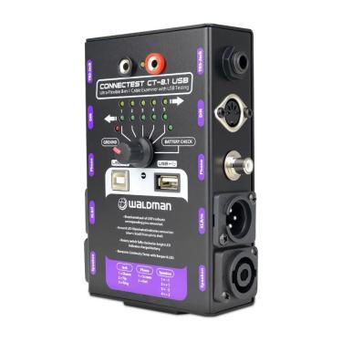 Imagem de Testador Profissional de Cabos connectest CT-8.1 USB - waldman