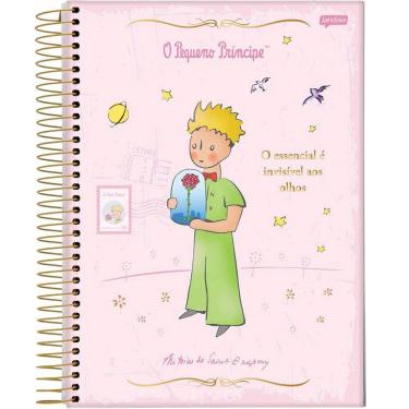 Imagem de Caderneta O Pequeno Príncipe 1/8 96 Folhas Jandaia Capa Dura Fosca