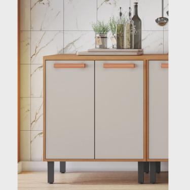 Imagem de Balcão 2 Portas com Tampo 80cm Nápoles Itatiaia