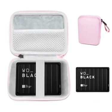 Imagem de CaseSack Capa para WD_Black 6TB 1TB/ 2TB/ 4TB/ 5TB/ 6TB P10 Game Drive, disco rígido externo portátil (rosa)