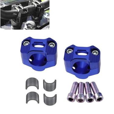 Imagem de GWH Universal Motorcycle 7/20.3 cm 1 1/20.3 cm 22MM 28MM CNC guidão guidão elevadores ajustáveis grampos de montagem adaptador de barra de gordura para EXC KLX KXF YZF CRF XR SX SXF XCW WR YZ Dirt Pit