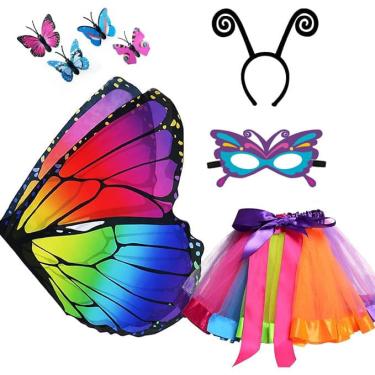 Imagem de Fantasia Aimeiar Kids Butterfly Wings para meninas - Halloween 2022