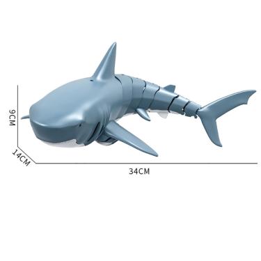 Imagem de 2.4G Simulação elétrica Tubarão Controle Remoto Da piscina Água Brinquedos desenvolvem brinquedos Submarino rc