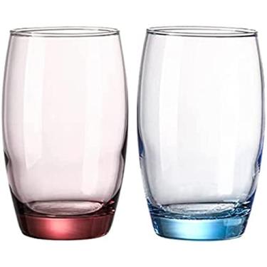 Imagem de Conjunto De Acessórios De Banheiro Vitrais Transparentes 1 Par De Copos De Banheiro Para Casais Copos Adequados Para Homestay Hotel Home Etc,6,5x6,5x12,3cm