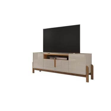 Imagem de Rack Para TV Lizz 1,70m Off White/Cedro - Casa D