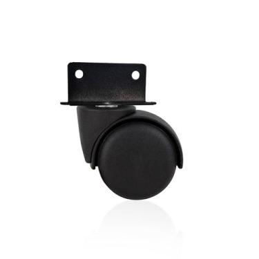 Imagem de Rodízio Girátorio Chapa  L Sem Trava Rb50  Preto - Bigfer, RB 50, Pret