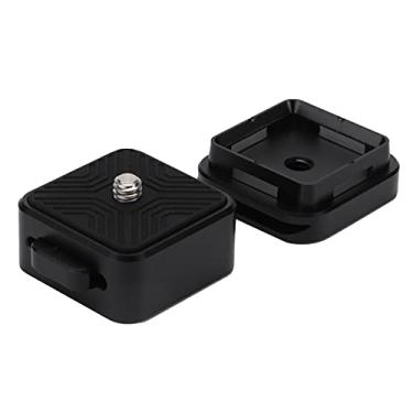Imagem de TELESIN Conjunto de tampas de montagem de placa de liberação rápida de tripé para câmera mirrorless DSLR