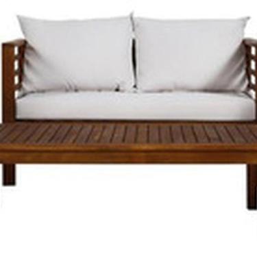 Imagem de Conjunto De Jardim 4 Pecas Poltronas E Mesa Com Almofadas