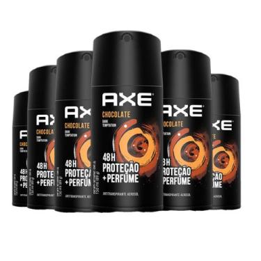 Imagem de Kit Desodorante Antitranspirante Aerosol Axe Dark Temptation - 6 unida
