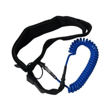 Imagem de Deevoka Surf Board Leashing Surfing Leash Premium, Fique, corda telescópica da cintura da placa de surf, tornozelo, Azul Escuro