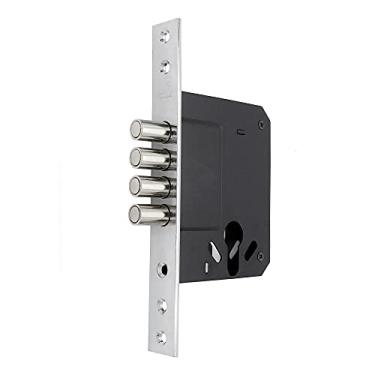 Imagem de Fortezza Fechadura Trava Auxiliar Alta Segurança - 4 pinos, anti-serrilhamento, F-A9894A, Prata