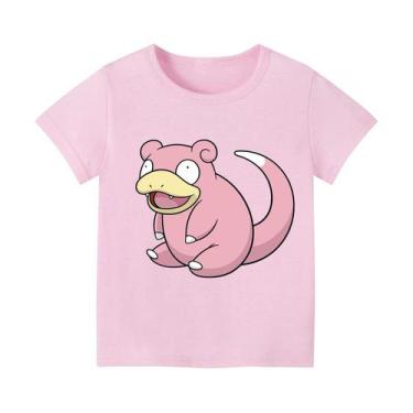 Imagem de Camiseta Feminina Pokémon Slowpoke - Manga Curta em Algodão Puro, 1202