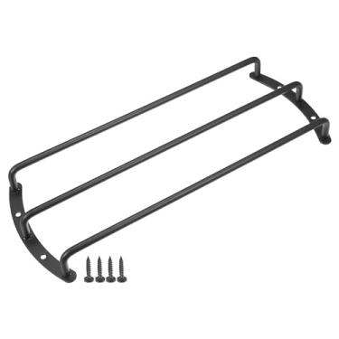 Imagem de ACROPIX Universal Black Iron 30.5 cm Speaker Grill Bar Audio Speaker Subwoofer Grill Grille 30.5 cm 3 Bar Speaker Grille Bar Woofer Capa protetora com parafusos - Pacote com 1