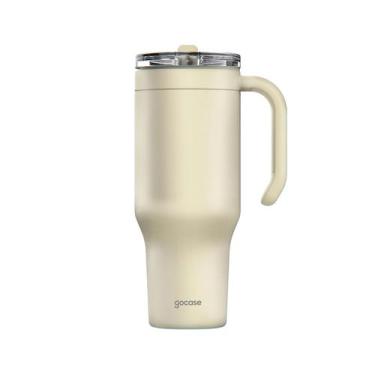 Imagem de Copo Térmico Life Gocase Aço Inoxidável - 1180ml, Off White