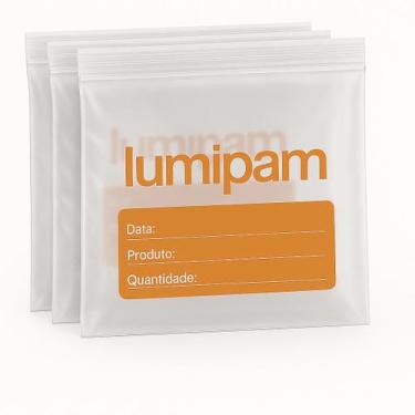 Imagem de 5 Sacos hermeticos Grande Reutilizavel 27 x 31 cm - lumipam