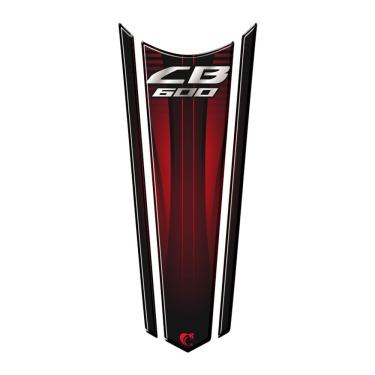 Imagem de Adesivo Faixa Gravata Tanque Moto Resinado Cb 600 Vermelho