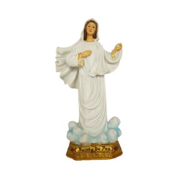 Imagem de Imagem Nossa Senhora Rainha Da Paz Em Resina 22cm