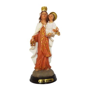 Imagem de Imagem De Nossa Senhora Do Carmo Em Resina 16cm