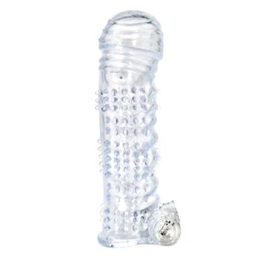 Imagem de Capa Peniana Com única Vibração Top Lovetoys Transparente