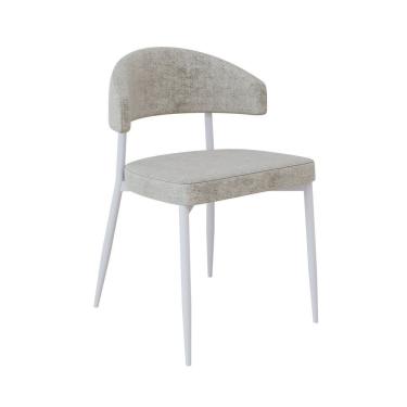 Imagem de Cadeira Bless Fixa Com 4 Pés 55 X 52,5 X 77,5 Cm Com 1 Unidade Off White-branco