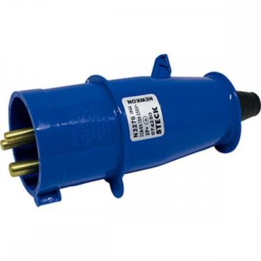 Imagem de Plug Steck 2P+T 32A 200/250V 6H Azul 3276, Azul