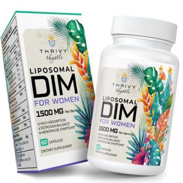 Imagem de Suplemento ThrivyThystle Liposomal DIM 1500mg para mulheres