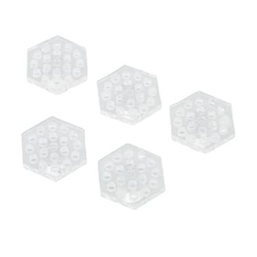 Imagem de Ornamentos de , Suporte de de Acrílico para Aquário Acessórios de Aquário Prático Transparente Em Formato Hexagonal para Tanque de Peixes Frag Rack para Tanque de