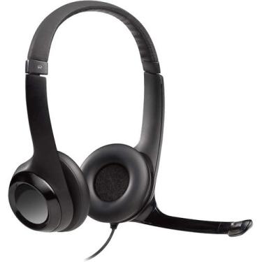 Imagem de Fone de ouvido Logitech H390 Fones de ouvido estéreo com fio com cânce