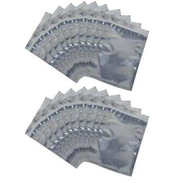 Imagem de XunLiu Sacos de armazenamento herméticos reutilizáveis de folha de alumínio (20, 20 cm x 30 cm/0,13 mm)