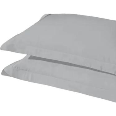 Imagem de Kit 10 Fronhas Algodão Percal 180 Fios Com 3 Abas Hotelaria Pousada - 