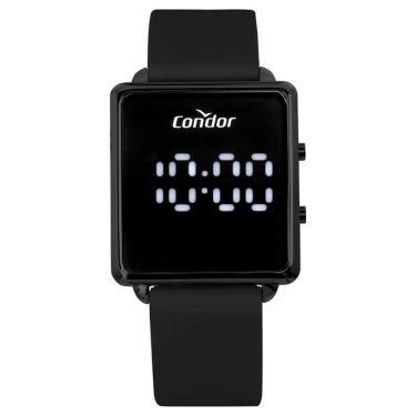 Imagem de Relógio Condor Feminino Ref: Comd1202ais/5p Led Black