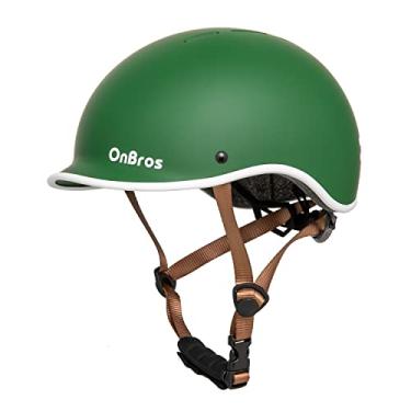 Imagem de OnBros Capacete de bicicleta para adultos, capacetes ajustáveis para homens e mulheres, capacete juvenil para bicicleta de estrada, mountain bike, ciclismo, urbano