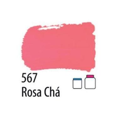 Imagem de Pva Tinta Fosca Para Artesanato Cores - ACRILEX, Rosa cha 37ml 567