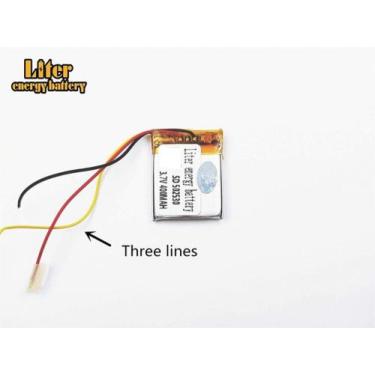 Imagem de Bateria 3.7v 400 Mah 5mm X25mm X30mm 3 Fios 502530 - bgb