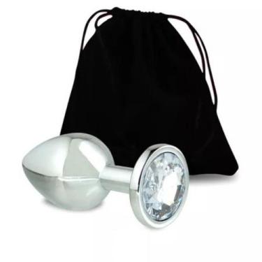 Imagem de Plug Anal Em Alumínio Com Pedra Super Sexy - Unissex - Genérica, Trans