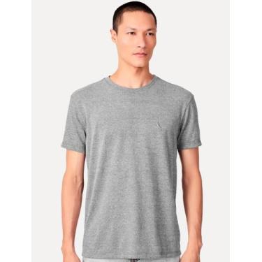Imagem de Camiseta Reserva Masculina Regular Mescla Touch Cinza Escuro, M/M