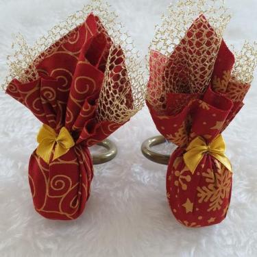 Imagem de Kit 04 Anéis Porta Guardanapo Argola Prendedor Mesa Posta Presentinho 