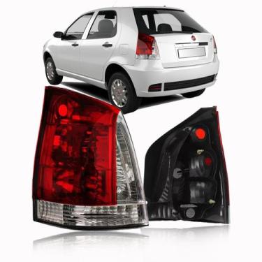 Imagem de Lanterna Palio Fire G3 Economy Fumê 2004 05 06 07 08 À 2015 - HT, Esqu